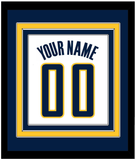 Indiana Name & Number - Home White (2006-2017) - Triple Mat 2