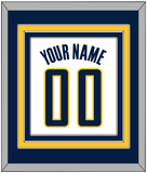 Indiana Name & Number - Home White (2006-2017) - Triple Mat 2