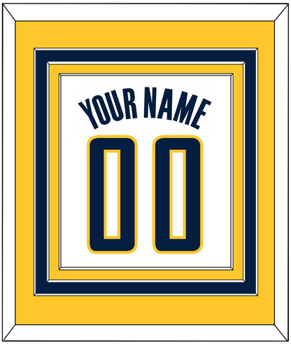 Indiana Name & Number - Home White (2006-2017) - Premier Tier 3