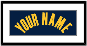 Indiana Name - Navy Icon - Single Mat 1