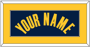 Indiana Name - Navy Icon - Single Mat 2