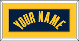 Indiana Name - Navy Icon - Single Mat 2