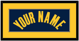 Indiana Name - Navy Icon - Single Mat 2