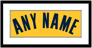 Indiana Name - Gold Statement - Single Mat 1