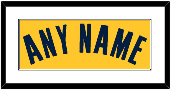 Indiana Name - Gold Statement - Single Mat 1