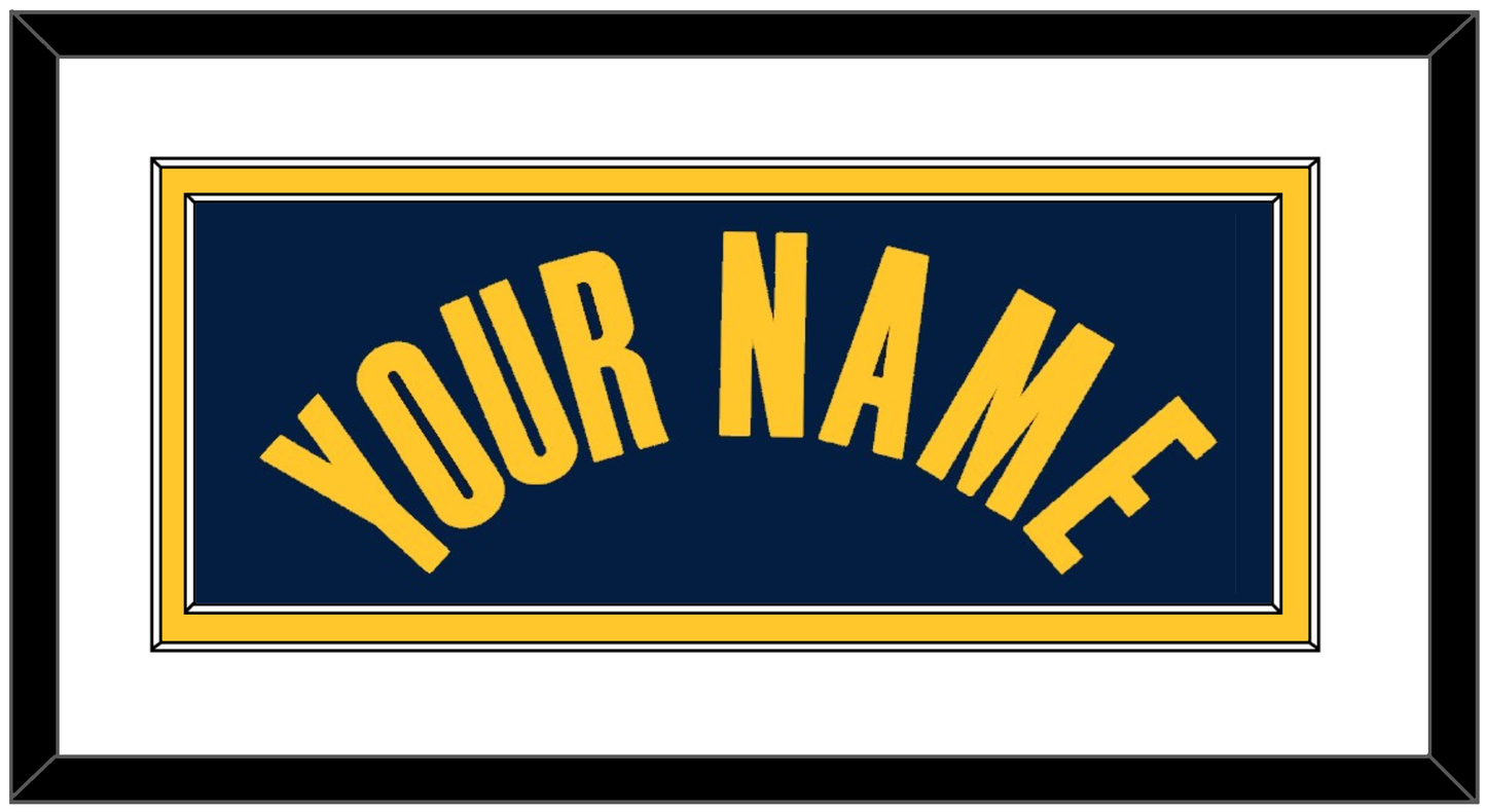 Indiana Name - Navy Icon - Signature Tier 1