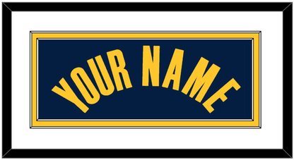 Indiana Name - Navy Icon - Signature Tier 1