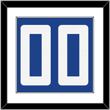 Los Angeles Number - Blue Icon (2017-2024) - Single Mat 1