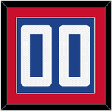 Los Angeles Number - Blue Icon (2017-2024) - Single Mat 2