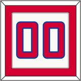 Los Angeles Number - Home White (2013-2015) - Single Mat 1