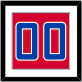 Los Angeles Number - Road Red (2013-2015) - Single Mat 1