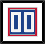 Los Angeles Number - Blue Icon (2017-2024) - Double Mat 1