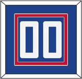 Los Angeles Number - Blue Icon (2017-2024) - Double Mat 2