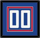 Los Angeles Number - Blue Icon (2017-2024) - Double Mat 2