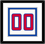 Los Angeles Number - Home White (2013-2015) - Double Mat 1