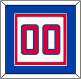 Los Angeles Number - Home White (2013-2015) - Double Mat 3