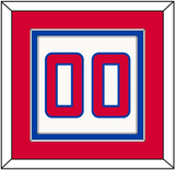 Los Angeles Number - Home White (2013-2015) - Double Mat 4