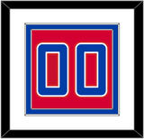 Los Angeles Number - Road Red (2013-2015) - Double Mat 1