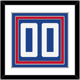 Los Angeles Number - Blue Icon (2017-2024) - Triple Mat 1