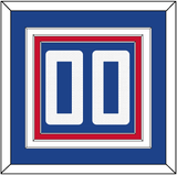 Los Angeles Number - Blue Icon (2017-2024) - Triple Mat 2