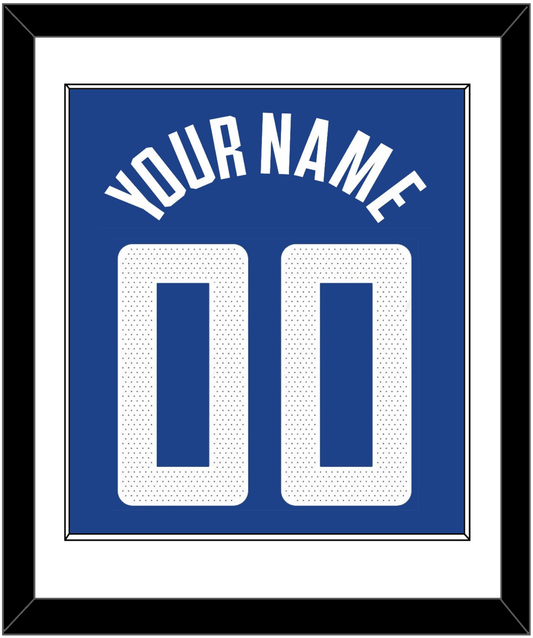 Los Angeles Name & Number - Blue Icon (2017-2024) - Essential Tier 1