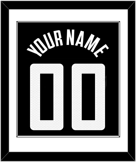 Los Angeles Name & Number - Black Statement (2017-2022) - Essential Tier 1