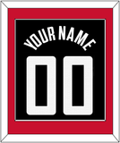Los Angeles Name & Number - Black Statement (2017-2022) - Single Mat 3