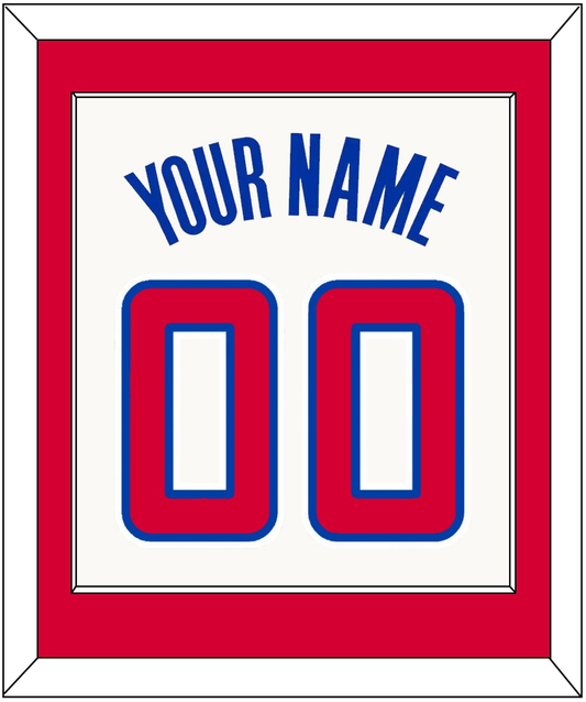 Los Angeles Name & Number - Home White (2013-2015) - Essential Tier 2