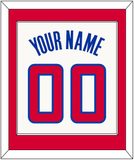 Los Angeles Name & Number - Home White (2013-2015) - Single Mat 2