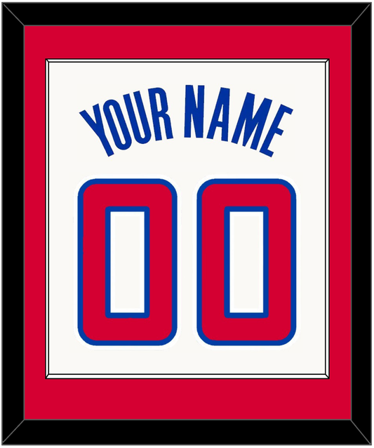 Los Angeles Name & Number - Home White (2013-2015) - Essential Tier 2