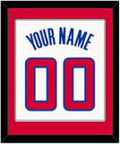 Los Angeles Name & Number - Home White (2013-2015) - Single Mat 2