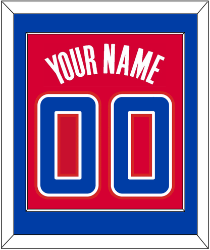 Los Angeles Name & Number - Road Red (2013-2015) - Essential Tier 2