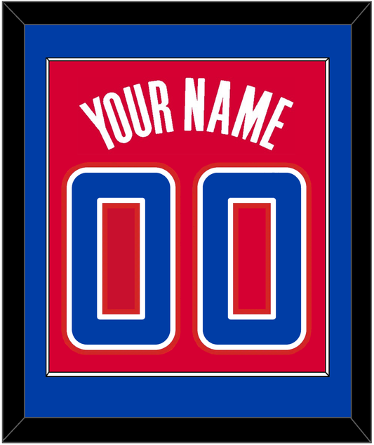 Los Angeles Name & Number - Road Red (2013-2015) - Essential Tier 2