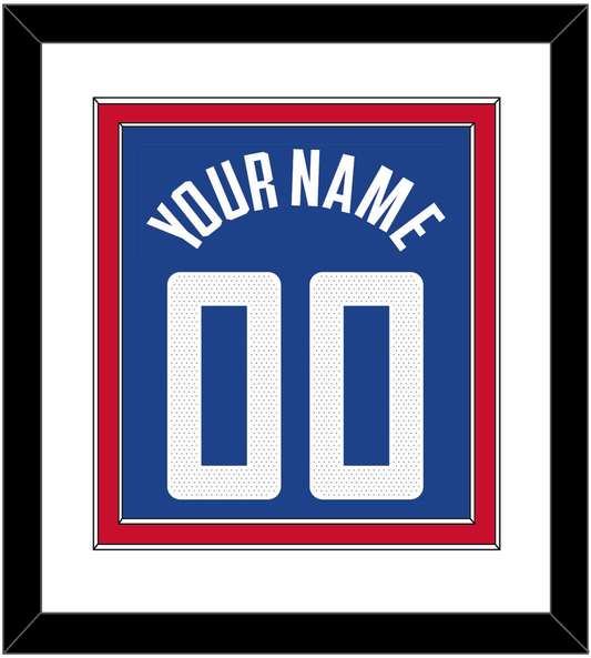 Los Angeles Name & Number - Blue Icon (2017-2024) - Signature Tier 1