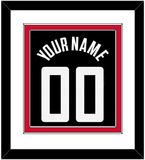 Los Angeles Name & Number - Black Statement (2017-2022) - Double Mat 1