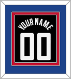 Los Angeles Name & Number - Black Statement (2017-2022) - Double Mat 3