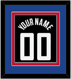 Los Angeles Name & Number - Black Statement (2017-2022) - Double Mat 3