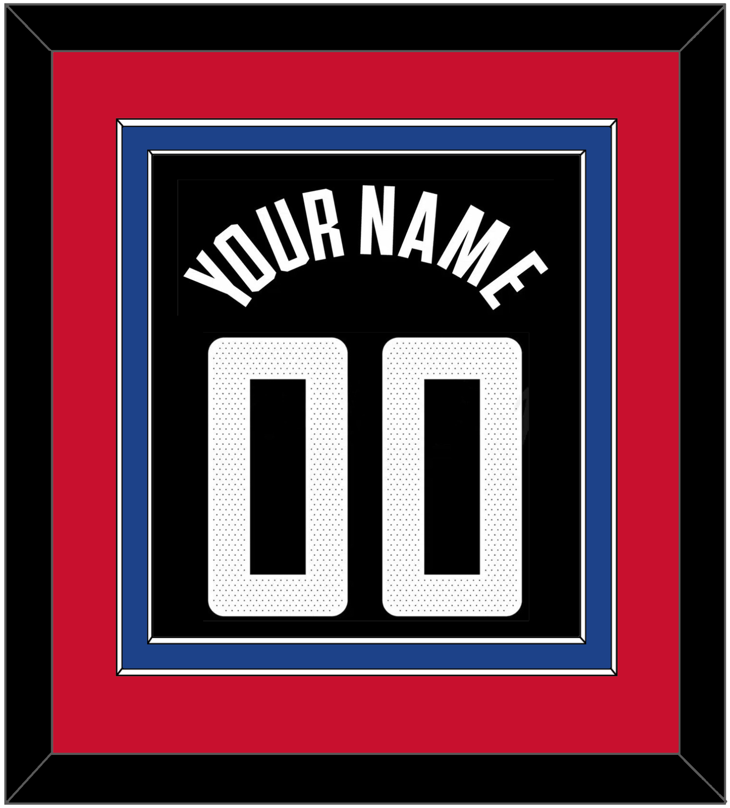Los Angeles Name & Number - Black Statement (2017-2022) - Signature Tier 4