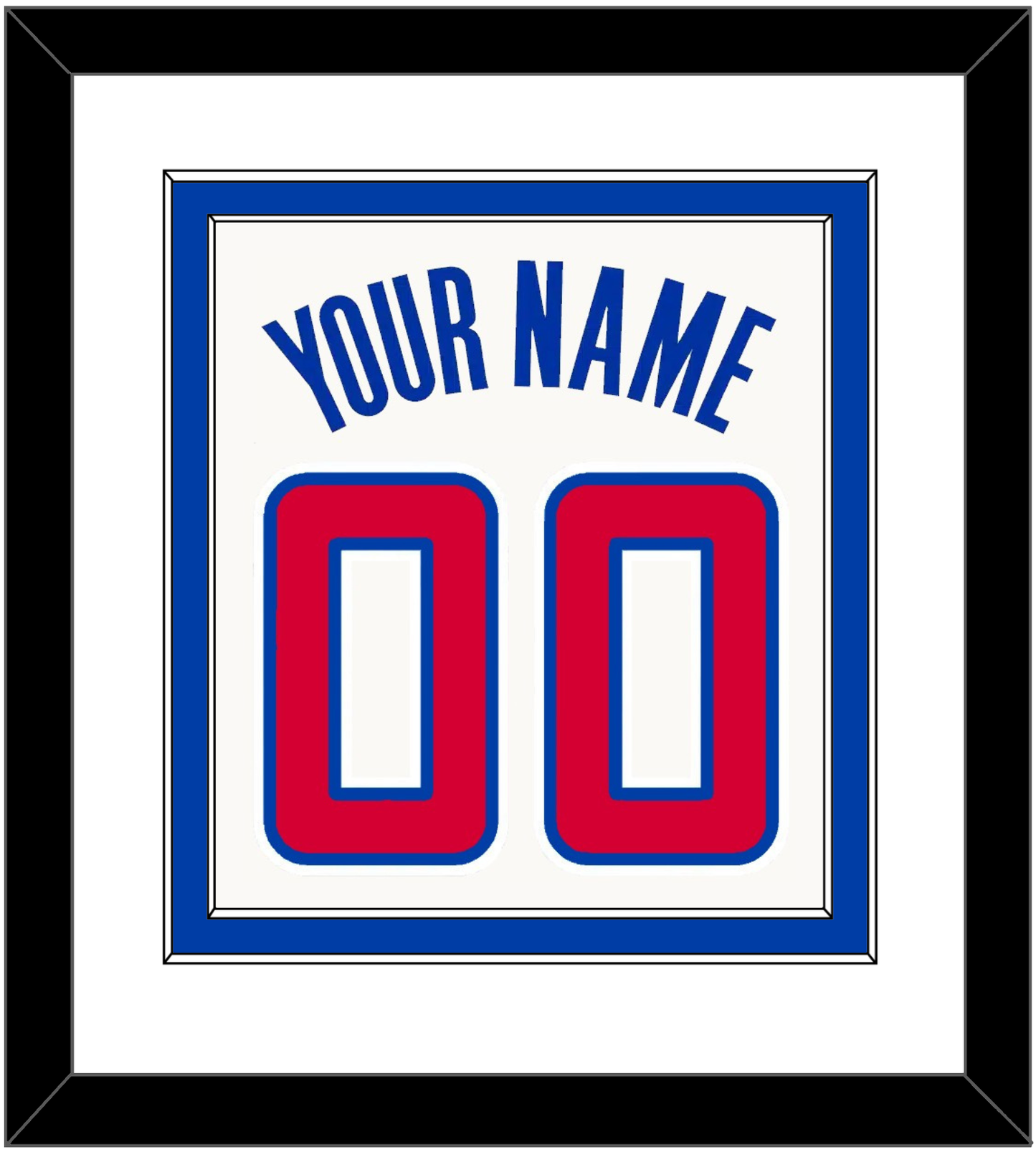 Los Angeles Name & Number - Home White (2013-2015) - Signature Tier 1