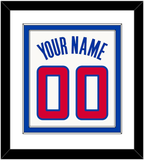 Los Angeles Name & Number - Home White (2013-2015) - Double Mat 1