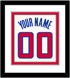 Los Angeles Name & Number - Home White (2013-2015) - Double Mat 2