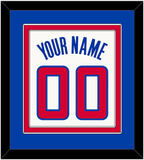 Los Angeles Name & Number - Home White (2013-2015) - Double Mat 3