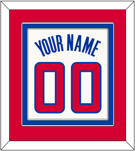 Los Angeles Name & Number - Home White (2013-2015) - Signature Tier 4