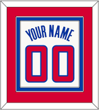 Los Angeles Name & Number - Home White (2013-2015) - Double Mat 4