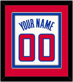 Los Angeles Name & Number - Home White (2013-2015) - Double Mat 4