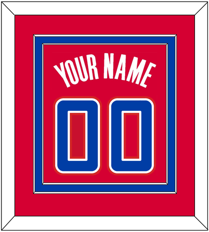 Los Angeles Name & Number - Road Red (2013-2015) - Signature Tier 2