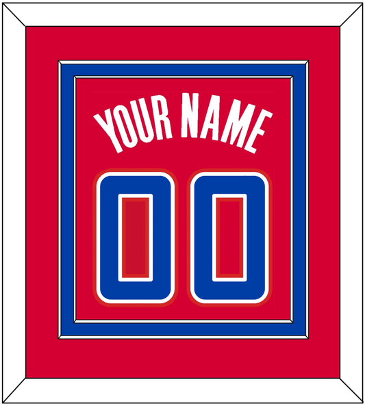 Los Angeles Name & Number - Road Red (2013-2015) - Signature Tier 2