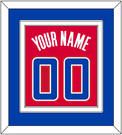 Los Angeles Name & Number - Road Red (2013-2015) - Signature Tier 3