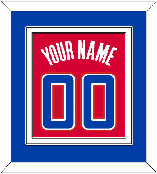 Los Angeles Name & Number - Road Red (2013-2015) - Signature Tier 3