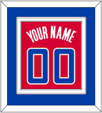 Los Angeles Name & Number - Road Red (2013-2015) - Double Mat 3